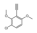 1-chloro-3-ethynyl-2,4-dimethoxybenzene Structure