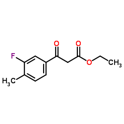 Ethyl 3-(3-fluoro-4-methylphenyl)-3-oxopropanoate Structure