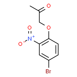 1-(4-bromo-2-nitrophenoxy)propan-2-one Structure