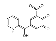 5-[(Z)-hydroxy(1H-pyridin-2-ylidene)methyl]-3-nitrocyclohexa-3,5-diene-1,2-dione Structure