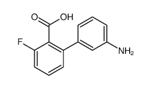 2-(3-aminophenyl)-6-fluorobenzoic acid结构式