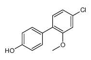 4-(4-chloro-2-methoxyphenyl)phenol结构式