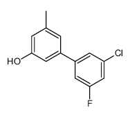 3-(3-chloro-5-fluorophenyl)-5-methylphenol结构式