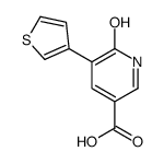 6-oxo-5-thiophen-3-yl-1H-pyridine-3-carboxylic acid Structure