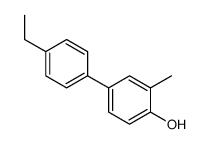 4-(4-ethylphenyl)-2-methylphenol结构式