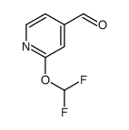 2-(difluoromethoxy)isonicotinaldehyde Structure