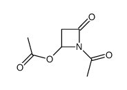 2-Azetidinone, 1-acetyl-4-(acetyloxy)- (9CI)结构式
