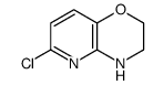 6-chloro-3,4-dihydro-2H-pyrido[3,2-b][1,4]oxazine结构式