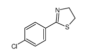 2-(4-CHLOROPHENYL)THIAZOLINE结构式