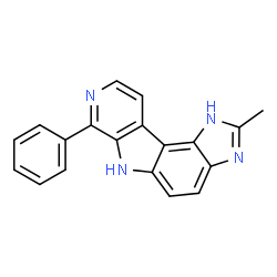 Pyrido[4,3:4,5]pyrrolo[3,2-e]benzimidazole,1,6-dihydro-2-methyl-7-phenyl- structure
