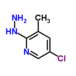 5-Chloro-2-hydrazino-3-methylpyridine Structure