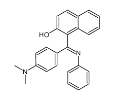 1-[4-(Dimethylamino)-N-phenylbenzimidoyl]-2-naphthol结构式