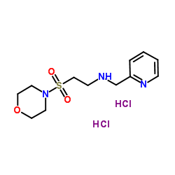 2-(4-Morpholinylsulfonyl)-N-(2-pyridinylmethyl)ethanamine dihydrochloride Structure