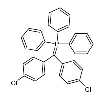 (bis(4-chlorophenyl)methylene)triphenylphosphorane Structure