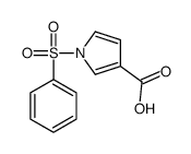 1-(benzenesulfonyl)pyrrole-3-carboxylic acid Structure