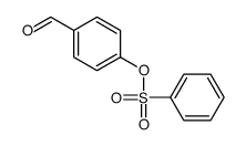 (4-formylphenyl) benzenesulfonate结构式
