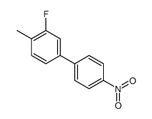 2-fluoro-1-methyl-4-(4-nitrophenyl)benzene结构式