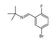 (E)-[(5-Bromo-2-fluorophenyl)Methylidene](t-butyl)amine结构式