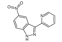 5-nitro-3-pyridin-2-yl-1H-indazole Structure