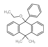 10-ethoxy-9,9-dimethyl-10-phenyl-anthracene Structure