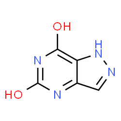 5H-Pyrazolo[4,3-d]pyrimidin-5-one,1,4-dihydro-7-hydroxy-结构式