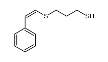 (Z)-3-(2-styrylthio)propanethiol结构式