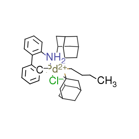 氯[(正丁基二(1-金刚烷基)膦)-2-(2-氨基联苯)]钯(II)图片