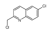 6-chloro-2-(chloromethyl)quinoline结构式