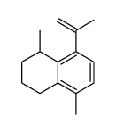 1,5-dimethyl-8-prop-1-en-2-yl-1,2,3,4-tetrahydronaphthalene Structure