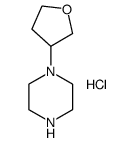 1-(Tetrahydrofuran-3-yl)piperazine hydrochloride Structure