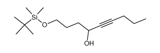 1-((tert-butyldimethylsilyl)oxy)non-5-yn-4-ol结构式