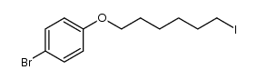 1-(4-bromophenyl)oxy-6-iodohexane Structure