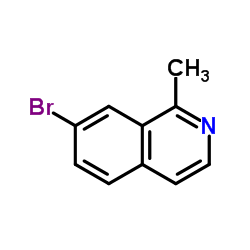 7-溴-1-甲基异喹啉结构式