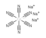trisodium hexacyanoferrate Structure