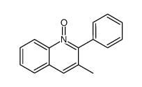 3-Methyl-2-phenylquinoline 1-oxide structure