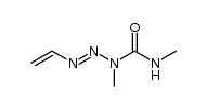 1-Vinyl-3-methyl-3-(N-methylcarbamoyl)triazene结构式
