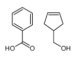 benzoic acid,cyclopent-3-en-1-ylmethanol结构式