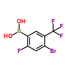 4-Bromo-2-fluoro-5(trifluoromethyl)phenylboronic acid picture