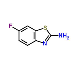 2-Amino-6-fluorobenzothiazole结构式