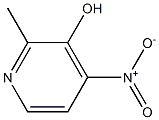 2-甲基-3-羟基-4-硝基吡啶结构式