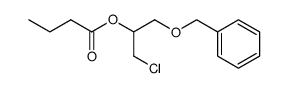 1-(benzyloxy)-3-chloropropan-2-yl butyrate结构式