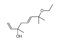 7-ethoxy-3,7-dimethylocta-1,5-dien-3-ol Structure