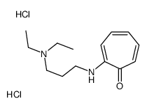 diethyl-[3-[(7-oxocyclohepta-1,3,5-trien-1-yl)azaniumyl]propyl]azanium,dichloride Structure