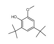 2-methoxy-4,6-di-tert-butylphenol Structure