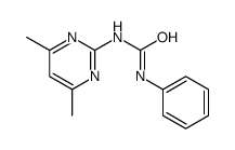 1-(4,6-Dimethylpyrimidine-2-yl)-3-phenylurea Structure