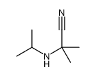 2-(ISOPROPYLAMINO)-2-METHYLPROPANENITRILE Structure