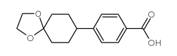 4-(1,4-DIOXASPIRO[4,5]DEC-8-YL)-BENZOIC ACID Structure