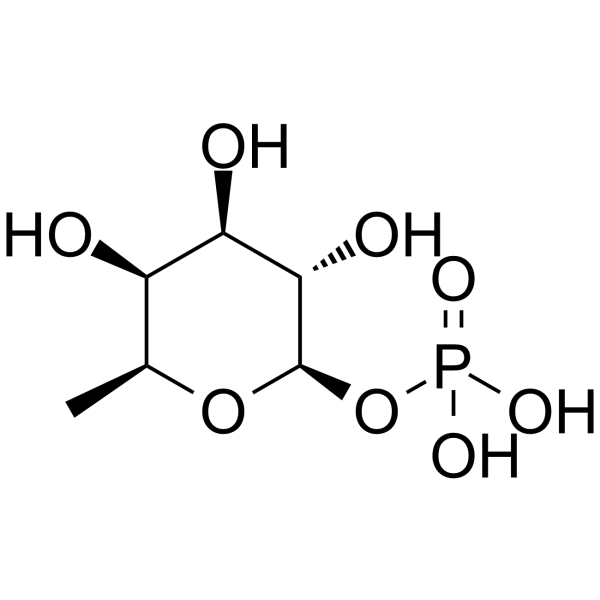 β-L-Fucopyranosyl phosphate structure