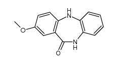2-methoxy-5,10-dihydro-dibenzo[b,e][1,4]diazepin-11-one结构式