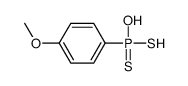 hydroxy-(4-methoxyphenyl)-sulfanyl-sulfanylidene-λ5-phosphane Structure